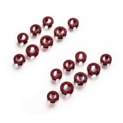 Inserti in gomma antiscivolo Veredus per staffe Steel1 Vita Bordeaux