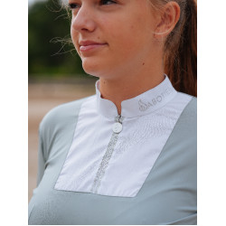 Polo a maniche lunghe Le Sabotier Ysance donna Grigio