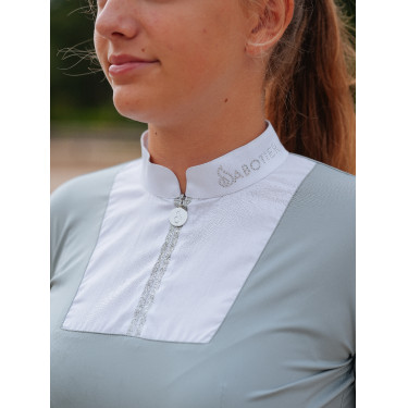 Polo a maniche lunghe Le Sabotier Ysance donna Grigio