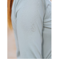 Polo a maniche lunghe Le Sabotier Ysance donna Grigio