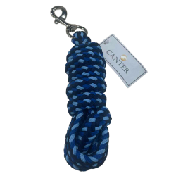 Lunga corda intrecciata tricolore Canter Marino / blu elettrico / cielo