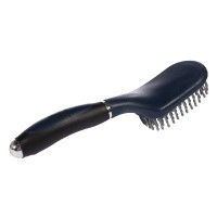 Spazzola per criniera e coda HKM Soft Blu scuro / nero