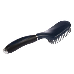 Spazzola per criniera e coda HKM Soft Blu scuro / nero