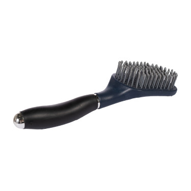 Spazzola per criniera e coda HKM Soft Blu scuro / nero