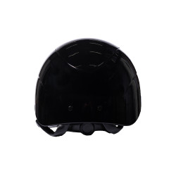 Casco HKM Alarion Brillante Nero / nero