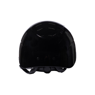 Casco HKM Alarion Brillante Nero / nero