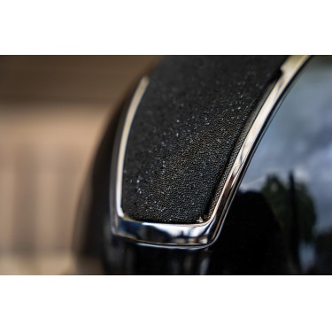 Casco HKM Lady Shield lucido Nero / argento