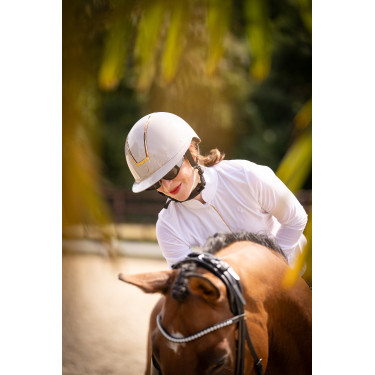 Casco Lauria Garrelli Limone Grigio / beige