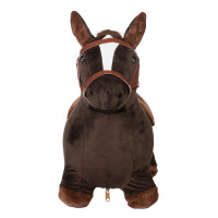 Cavallo saltatore HKM bambino Marrone scuro