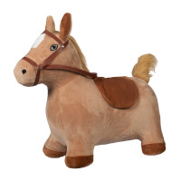 Cavallo saltatore HKM bambino Marrone chiaro