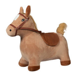 Cavallo saltatore HKM bambino Marrone chiaro
