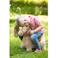 Cavallo saltatore HKM bambino Marrone chiaro