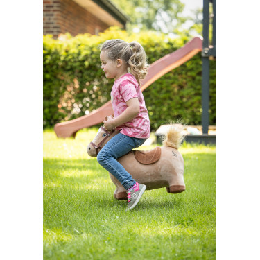 Cavallo saltatore HKM bambino Marrone chiaro