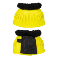 Campanelle in gomma HKM Atlanta Neon con pelliccia Giallo fluo