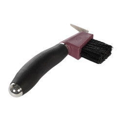 Nettapiedi HKM Soft Bordeaux / nero