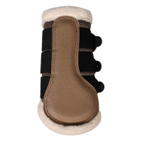Paratendini HKM Comfort Premium Mesh con pelliccia Talpa Marrone