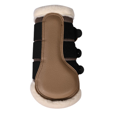 Paratendini HKM Comfort Premium Mesh con pelliccia Talpa Marrone