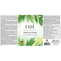 Olio per zoccoli HKM in bottiglia per la secchezza Bianco