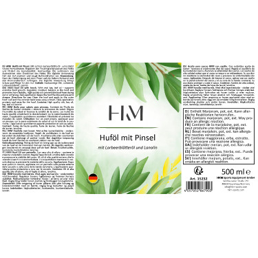 Olio per zoccoli HKM in bottiglia per la secchezza Bianco