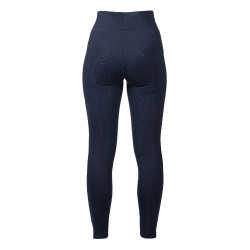 Leggings HKM Mesh II da donna con grip in silicone a fondo intero Blu profondo