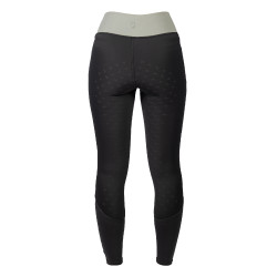 Leggings Lauria Garrelli Limone da donna con fondo in silicone integrale Nero