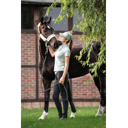 Leggings Lauria Garrelli Limone da donna con fondo in silicone integrale Nero