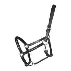 Capezza in cuoio HKM Sparkle Nero Capezza in cuoio HKM Sparkle Nero