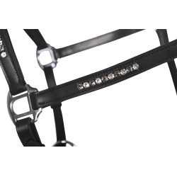 Capezza in cuoio HKM Sparkle Nero Capezza in cuoio HKM Sparkle Nero