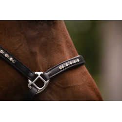 Capezza in cuoio HKM Sparkle Nero Capezza in cuoio HKM Sparkle Nero