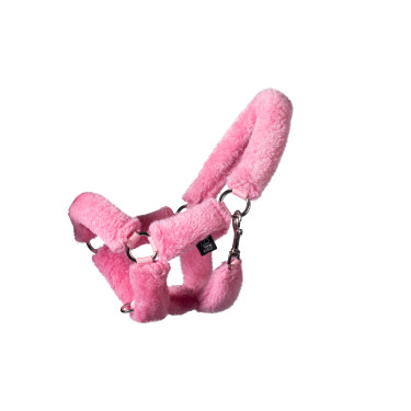Capezzina HKM con pelliccia sintetica Hobby Horse Rosa