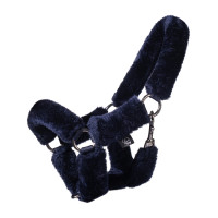 Capezzina HKM con pelliccia sintetica Hobby Horse Blu