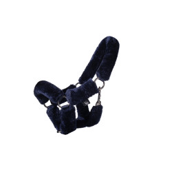 Capezzina HKM con pelliccia sintetica Hobby Horse Blu