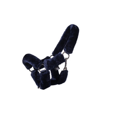Capezzina HKM con pelliccia sintetica Hobby Horse Blu
