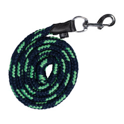 Lunga HKM Maui con moschettone Blu scuro / verde Multicolore
