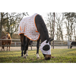 Maschera antimosche HKM Splash Arancione