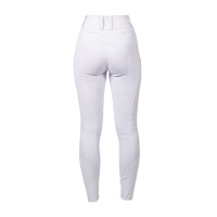Pantaloni HKM Amy da donna con fondello in silicone integrale Bianco