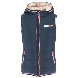 Gilet reversibile Equi-Kids Jade Blu navy