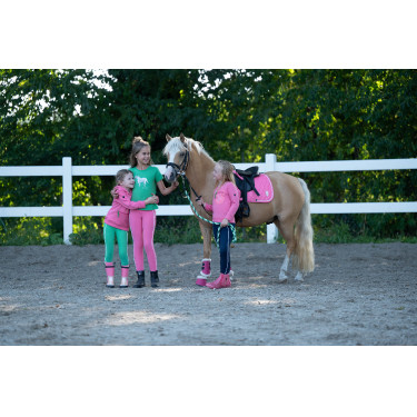 Polo a maniche lunghe HKM Maui bambino Rosa