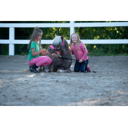 Polo a maniche lunghe HKM Maui bambino Rosa