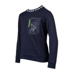 Polo a maniche lunghe HKM Maui bambino Blu profondo