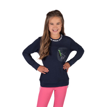 Polo a maniche lunghe HKM Maui bambino Blu profondo