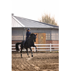 Polo a maniche lunghe Lauria Garrelli Arezzo Soft Blu profondo