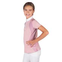 Polo da concorso HKM Glam bambino Rosa antico Polo da concorso HKM Glam bambino Rosa antico