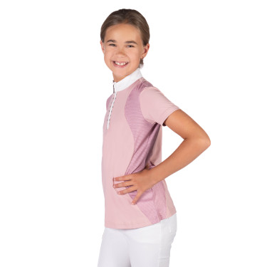 Polo da concorso HKM Glam bambino Rosa antico Polo da concorso HKM Glam bambino Rosa antico