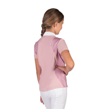 Polo da concorso HKM Glam bambino Rosa antico Polo da concorso HKM Glam bambino Rosa antico