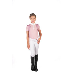 Polo da concorso HKM Glam bambino Rosa antico Polo da concorso HKM Glam bambino Rosa antico
