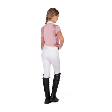 Polo da concorso HKM Glam bambino Rosa antico Polo da concorso HKM Glam bambino Rosa antico
