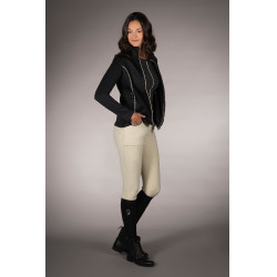 Felpa con zip Lauria Garrelli Limone donna Nero