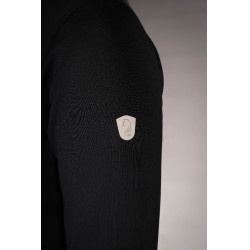 Felpa con zip Lauria Garrelli Limone donna Nero