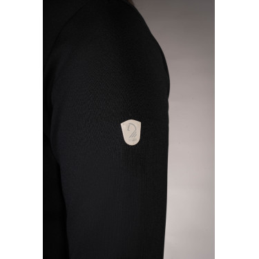 Felpa con zip Lauria Garrelli Limone donna Nero